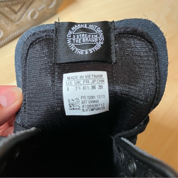 Addidas Basket Profile Wedge Heel Platform Size 9 Classice Three Stripe - Picture 4 of 6